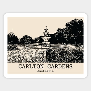 Carlton Gardens - Australia Sticker